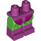 LEGO Magenta Green Goblin Minifigure Hips and Legs (3815 / 26973)