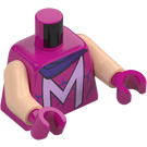 LEGO Magenta Magneto with Magenta Suit Minifig Torso (973 / 76382)