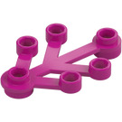 LEGO Magenta Planta Hojas 4 x 3 (2423)