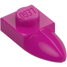 LEGO Magenta Plate 1 x 1 with Tooth (35162 / 49668)