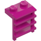 LEGO Magenta Levy 1 x 2 jossa Tikapuut (4175 / 31593)