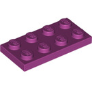 LEGO Magenta Plate 2 x 4 (3020)