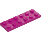 LEGO Magenta Plade 2 x 6 (3795)