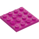 LEGO Magenta Platte 4 x 4 (3031)