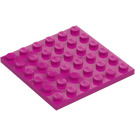 LEGO Magenta Deska 6 x 6 (3958)