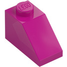 LEGO Magenta Con pendiente 1 x 2 (45°) (3040 / 6270)