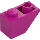 LEGO Magenta Helling 1 x 2 (45°) Omgekeerd (3665)