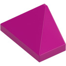 LEGO Magenta Slope 1 x 2 (45°) Triple with Inside Stud Holder (15571)