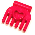 LEGO Magenta Liten Comb med Hjerte