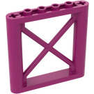 LEGO Magenta Support 1 x 6 x 5 Trave Rectangular (64448)