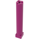 LEGO Magenta Support 2 x 2 x 11 Solid Pillar Base (6168 / 75347)