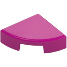 LEGO Magenta Tile 1 x 1 Quarter Circle (25269 / 84411)