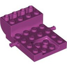 LEGO Magenta Wheel Bearing 4 x 6 x 1.33 (24055 / 65348)