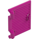 LEGO Magenta Fenêtre 1 x 2 x 3 Shutter avec Hinges et poignée (60800 / 77092)