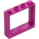 LEGO Magenta Fensterrahmen 1 x 4 x 3 (60594)