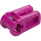 LEGO Magenta Wire Clip with Cross Hole (49283)