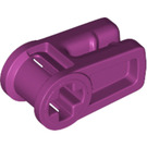 LEGO Magenta Wire Clip with Cross Hole (49283)