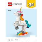 LEGO Magical Unicorn Set 31140 Instructions