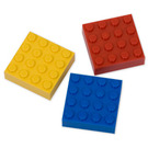 LEGO Magneet Set Klein (4x4) (852467)
