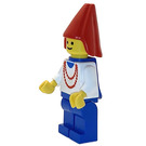 LEGO Maiden med Halsband och Blå Kappa Minifigur