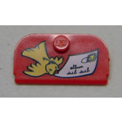 LEGO Mail Box Lid 4 x 2 with Envelope and Bird (33326 / 84274)