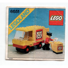 LEGO Mail Truck Set 6651 Instructions