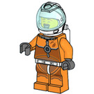 LEGO Male Astronaut in Orange Space Suit Minifigure
