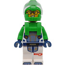 LEGO Male Astronaut met Green Helm minifiguur