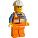 LEGO Male Construction Worker Minifigure