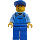 LEGO Male in Jeans Overall with Red Hair Minifigure