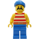 LEGO Hombre Ship Pirata con Grande bigote Minifigura