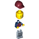 LEGO Male Soccer Fan - FC Barcelona (Sand Blue Legs) Minifigure