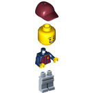 LEGO Muž Fotbal Fan - FC Barcelona (Sand Modrá Nohy) Minifigurka