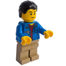 LEGO Muž Vlak Cestující Minifigurka