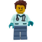 LEGO Hankøn Veterinary med Stetoskop Minifigur