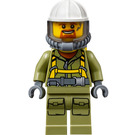 LEGO Mannelijk Volcano Explorer met Harness Minifiguur