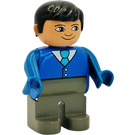 LEGO Male with Blue Top Duplo Figure