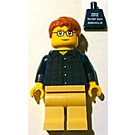 LEGO Männlich mit Buttoned Hemd Alpharetta Minifigur