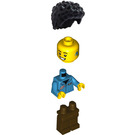LEGO Male with Dark Azure Jacket Minifigure