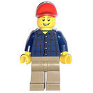 LEGO Male with Dark Blue Shirt Minifigure