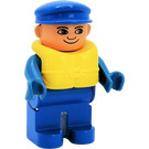 LEGO Male with Life Jacket and Blue Cap Duplo Figure