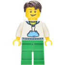 LEGO Male with Medium Blue Hoodie Minifigure