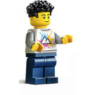 LEGO Hombre con Mountain Camisa Minifigura