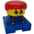 LEGO Male met Suspenders en Freckles Duplo Figuur