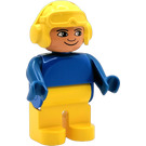 LEGO Male with Yellow Aviator Helmet Duplo Figure