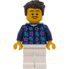 LEGO Uomo - Dark Blu Maglietta Minifigure