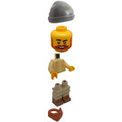 LEGO Homme - Orange Sombre Barbe et Bronzer Pull-over Minifigurine