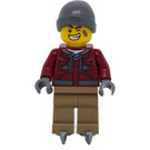 LEGO Man, Dark rot Jacket Minifigur