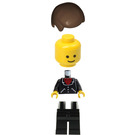 LEGO Man in Black Suit with Red Shirt Minifigure