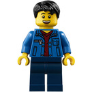 LEGO Mann i Blå Jakke Minifigur